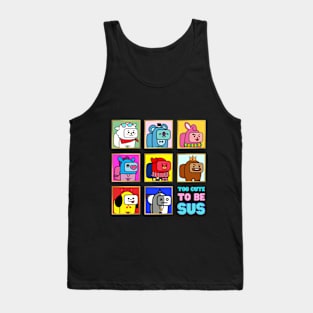 Among Us BT21 Full Team BTS Tank Top